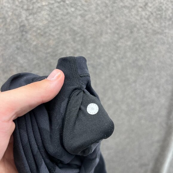 Lululemon Leggings Women 6 Black Camo Wunder Under High Rise Crop SoulCycle - Picture 9 of 10